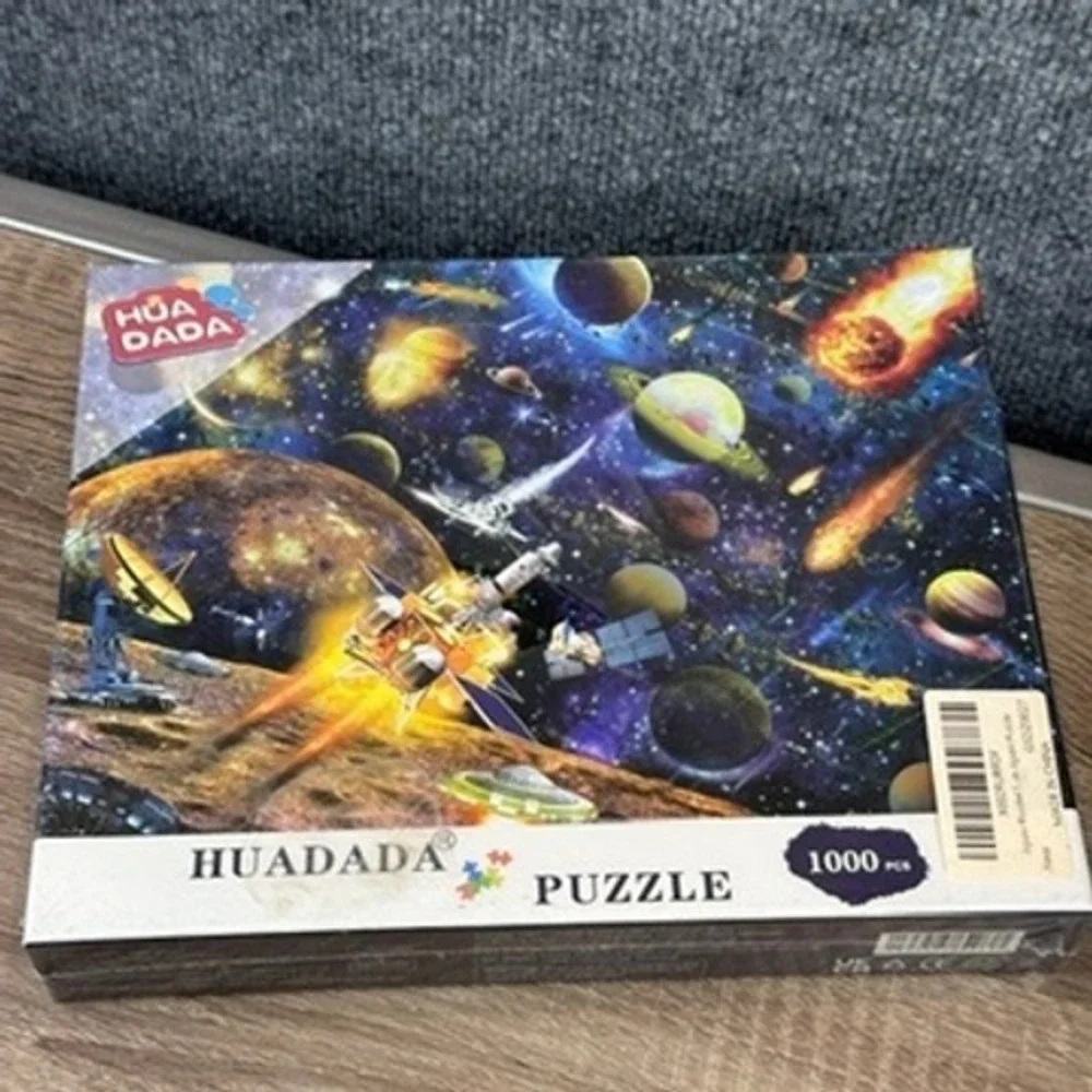Jigsaw Puzzle HUADADA 1000 Piece Outer Space Galaxy Planets Astronomy Science
